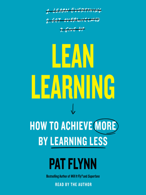 Title details for Lean Learning by Pat Flynn - Wait list